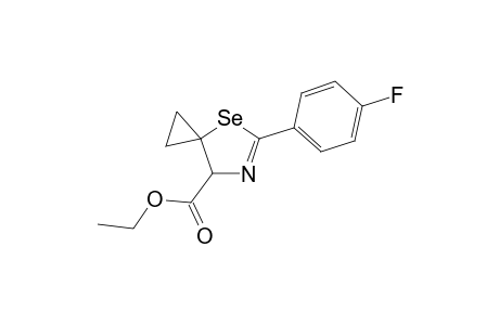 Ethyl 2-(p-fluorophenyl)-5-cyclopropa-selenazoline-4-carboxylate