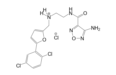 2-furanmethanaminium, N-[2-[[(4-amino-1,2,5-oxadiazol-3-yl)carbonyl]amino]ethyl]-5-(2,5-dichlorophenyl)-, chloride