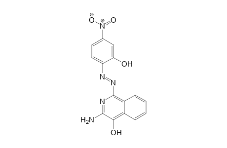 4-Isoquinolinol, 3-amino-1-[(2-(2-hydroxy-4-nitrophenyl)diazenyl]-