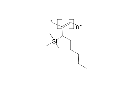 Poly(3-pentyl-3-trimethylsilylpropyne)