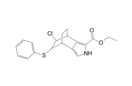 anti-Ethyl (4R*,5S*,6S*,7S*)-6-Chloro-5-(phenylsthio)-4,5,6,7-tetrahydro-4,7-ethano-2H-isoindole-1-carboxylate