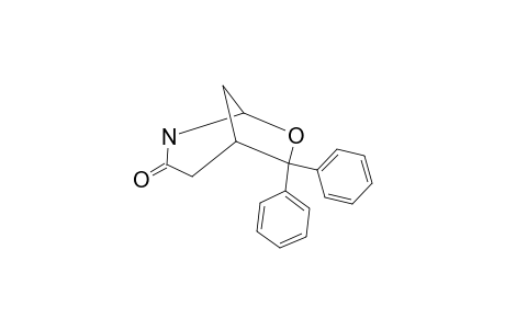 7-OXA-2-AZABICYCLO-[3.2.1]-6,6-DIPHENYLOCTAN-3-ONE