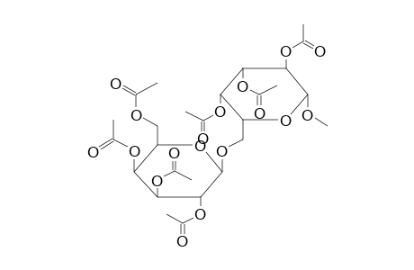 METHYL 2,3,4-TRI-O-ACETYL-6-O-(2,3,4,6-TETRA-O-ACETYL-BETA-D-GALACTOPYRANOSYL)-BETA-D-GALACTOPYRANOSIDE