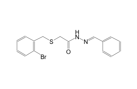acetic acid, [[(2-bromophenyl)methyl]thio]-, 2-[(E)-phenylmethylidene]hydrazide