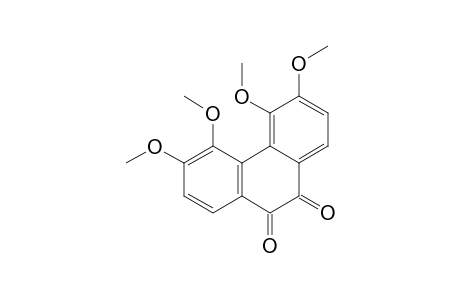 3,4,5,6-tetramethoxyphenanthrene-9,10-dione