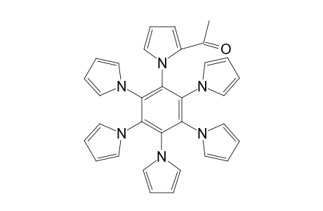 1-[2,3,4,5,6-Penta(1H-pyrrol-1-yl)phenyl)-1H-pyrrol-2-yl]ethanone