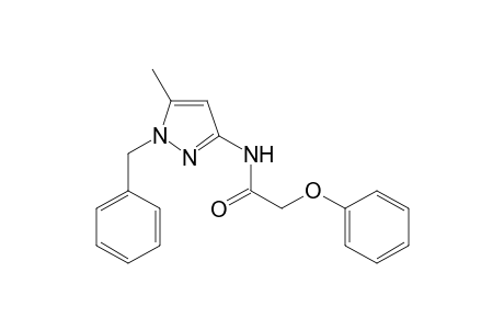 Acetamide, N-[5-methyl-1-(phenylmethyl)-1H-pyrazol-3-yl]-2-phenoxy-