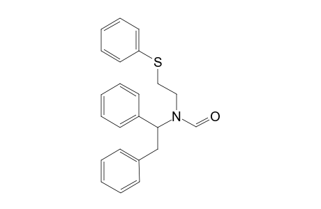 N-(1,2-Diphenylethyl)-N-[2-(phenylthio)ethyl]formamide