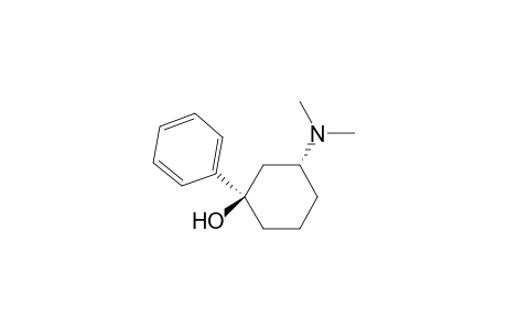 (trans)-1-phenyl-1-hydroxy-3-(dimethylamino)cyclohexane