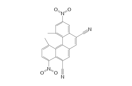 1,12-dimethyl-3,9-dinitro-benzo[c]phenanthrene-5,8-dicarbonitrile