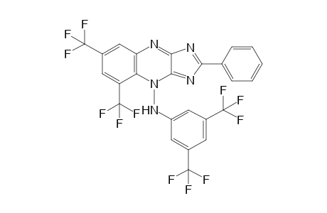 2-Phenyl-4-[3,5-bis(trifluoromethyl)phenylamino]-5,7-bis(trifluoromethyl)-4H-imidazo[4,5-b]quinoxaline