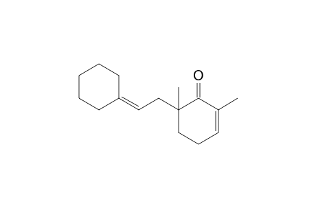 2,6-Dimethyl-6-(2-cyclohexylidene-ethyl)cyclohex-2-enone