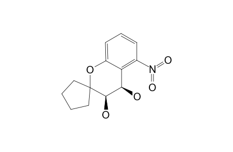 (+/-)-CIS-3,4-DIHYDRO-5-NITROSPIRO-[2H-BENZO-[B]-PYRANO-2,1'-CYCLOPENTANE]-3,4-DIOL