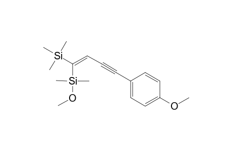 Methoxy-[(Z)-4-(4-methoxyphenyl)-1-trimethylsilyl-but-1-en-3-ynyl]-dimethyl-silane