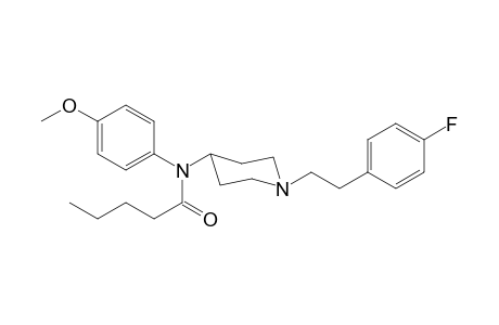 N-(1-[2-(4-Fluorophenyl)ethyl]piperidin-4-yl)-N-4-methoxyphenylpentanamide
