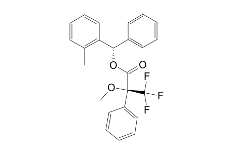 (S)-(2-METHYLPHENYL)-PHENYLMETHYL-(R)-3,3,3-TRIFLUORO-2-METHOXY-2-PHENYLPROPANOATE