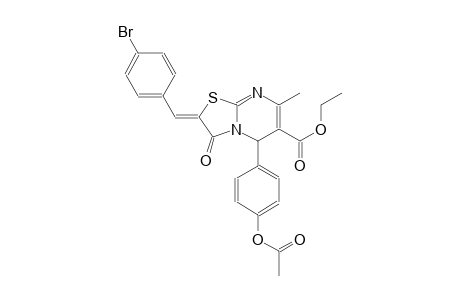ethyl (2Z)-5-[4-(acetyloxy)phenyl]-2-(4-bromobenzylidene)-7-methyl-3-oxo-2,3-dihydro-5H-[1,3]thiazolo[3,2-a]pyrimidine-6-carboxylate