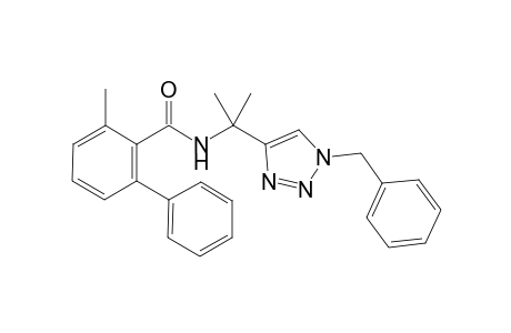 N-(2-[1-Benzyl-1H-1,2,3-triazol-4-yl]propan-2-yl)-3-methyl-[1,1'-biphenyl]-2-carboxamide