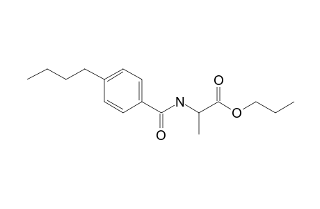 L-Alanine, N-(4-butylbenzoyl)-, propyl ester