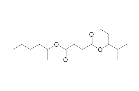 Succinic acid, 2-methylpent-3-yl 2-hexyl ester