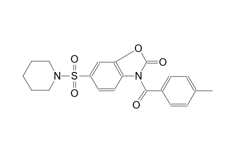 3-(4-Methyl-benzoyl)-6-(piperidine-1-sulfonyl)-3H-benzooxazol-2-one
