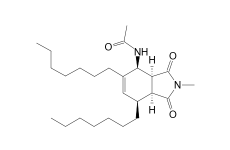 N-((3aS,4S,7S,7aS)-5,7-diheptyl-2-methyl-1,3-dioxo-2,3,3a,4,7,7a-hexahydro-1H-isoindol-4-yl)acetamide