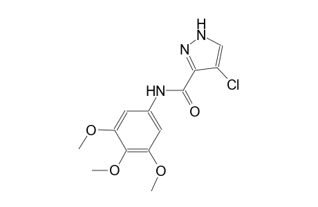 4-chloro-N-(3,4,5-trimethoxyphenyl)-1H-pyrazole-3-carboxamide