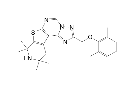 2-[(2,6-dimethylphenoxy)methyl]-8,8,10,10-tetramethyl-8,9,10,11-tetrahydropyrido[4',3':4,5]thieno[3,2-e][1,2,4]triazolo[1,5-c]pyrimidine