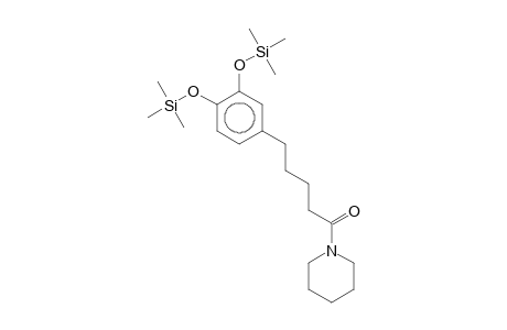 1-(5-(3,4-Bis[(trimethylsilyl)oxy]phenyl)pentanoyl)piperidine