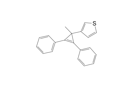3-(1-Methyl-2,3-diphenyl-2-cyclopropen-1-yl)thiophene