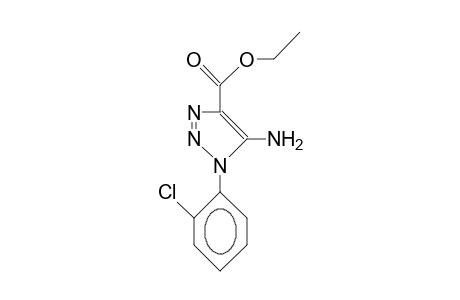 5-Amino-1-(2-chloro-phenyl)-1,2,3-triazole-4-carboxylic acid, ethyl ester