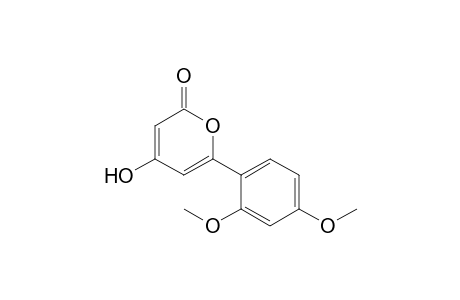 4-Hydroxy-6-(2,4-dimethoxyphenyl)-2-pyranone