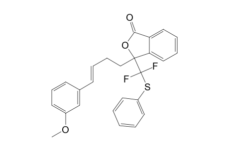 3-[Difluoro(phenylsulfanyl)methyl]-3-[4-(3-methoxyphenyl)but-3-enyl]isobenzofuran-1(3H)-one