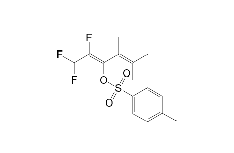 (E)-1,1,2-Trifluoro-4,5-dimethyl-3-(tosyloxy)hexa-2,4-diene