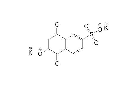 5,8-dihydro-5,8-dioxo-6-hydroxy-2-naphthalenesulfonic acid, dipotassium salt