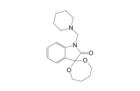 1'-(piperidin-1-ylmethyl)spiro[[1,3]dioxepane-2,3'-indolin]-2'-one