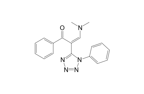 (Z)-3-(dimethylamino)-1-phenyl-2-(1-phenyl-1,2,3,4-tetrazol-5-yl)prop-2-en-1-one