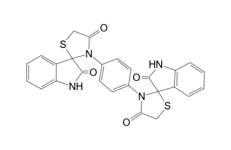 1",4"-bis{spiro[Indoline-3,2'-thiazolidine]-2,4'-(1H)-dione}-phenylene