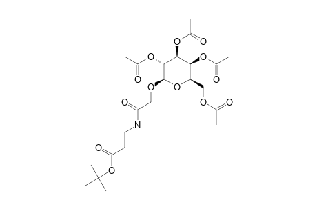 TERT.-BUTYL-3-[(2,3,4,6-TETRA-O-ACETYL-BETA-D-GALACTOPYRANOSYLOXY)-ACETAMIDO]-PROPANOATE