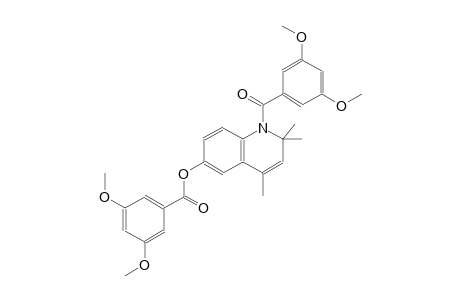 1-(3,5-dimethoxybenzoyl)-2,2,4-trimethyl-1,2-dihydro-6-quinolinyl 3,5-dimethoxybenzoate