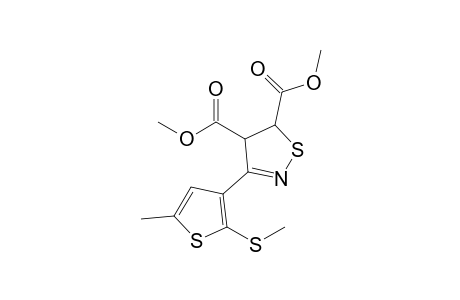 Dimethyl 3-[2'-(methylthio)-5'-methyl-3'-thienyl]-2-isothiazoline-4,5-dicarboxylate