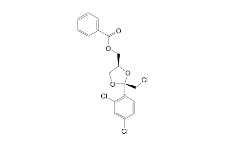 CIS-{2-(2,4-DICHLOROPHENYL)-2-CHLOROMETHYL-(1,3-DIOXOLAN-4-YL)}-METHYL-BENZOATE