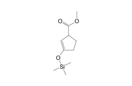 3-trimethylsilyloxy-1-cyclopent-2-enecarboxylic acid methyl ester