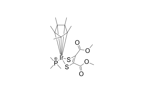 Pentacarbonylcyclopentadienyliridium(trimethylphosphine)[disulfurdi(methoxycarbonyl)ethylene]