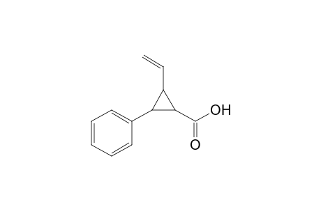 2-Phenyl-3-ethenylcyclopropane-1-carboxylic acid