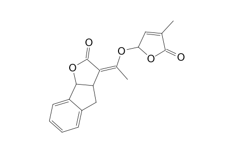 3-[1-(4-METHYL-5-OXO-2,5-DIHYDROFURAN-2-YLOXY)-ETHYLIDENE]-3,3A,4,8B-TETRAHYDROINDENO-[1,2-B]-FURAN-2-ONE