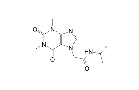 2-(1,3-dimethyl-2,6-dioxo-1,2,3,6-tetrahydro-7H-purin-7-yl)-N-isopropylacetamide