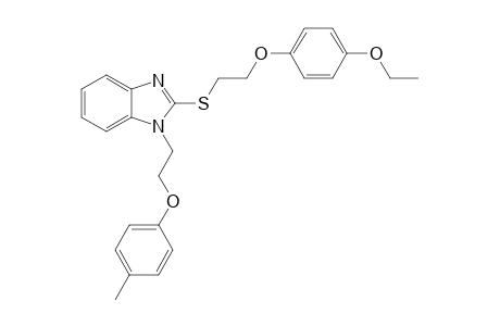 2-[2-(4-ethoxy-phenoxy)-ethylsulfanyl]-1-(2-p-tolyloxy-ethyl)-1H-benzoimidazole