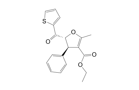 trans-2-Methyl-4-phenyl-5-(thiophene-2-carbonyl)-4,5-dihydrofuran-3-carbxylica cid ethyl ester