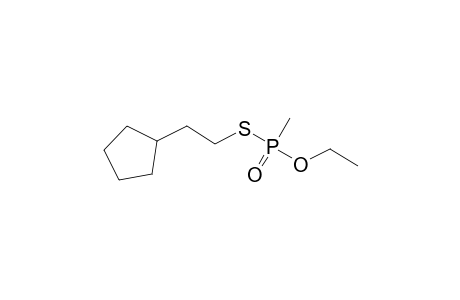 Phosphonothioic acid, methyl-, S-(2-cyclopentylethyl) O-ethyl ester